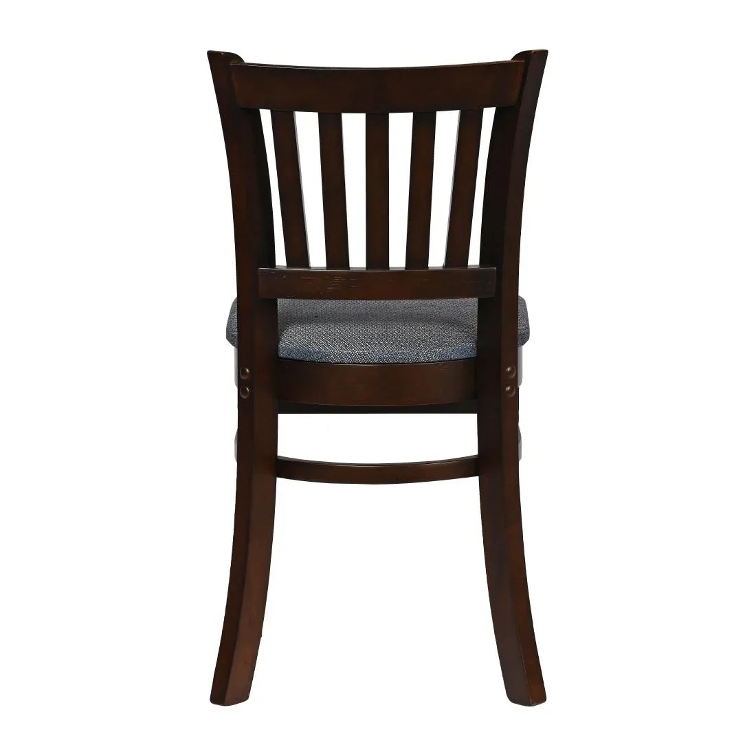 JA205 - Turin Dining Table with 4 Manhattan Chairs in Dark Walnut with Shetland Smoke