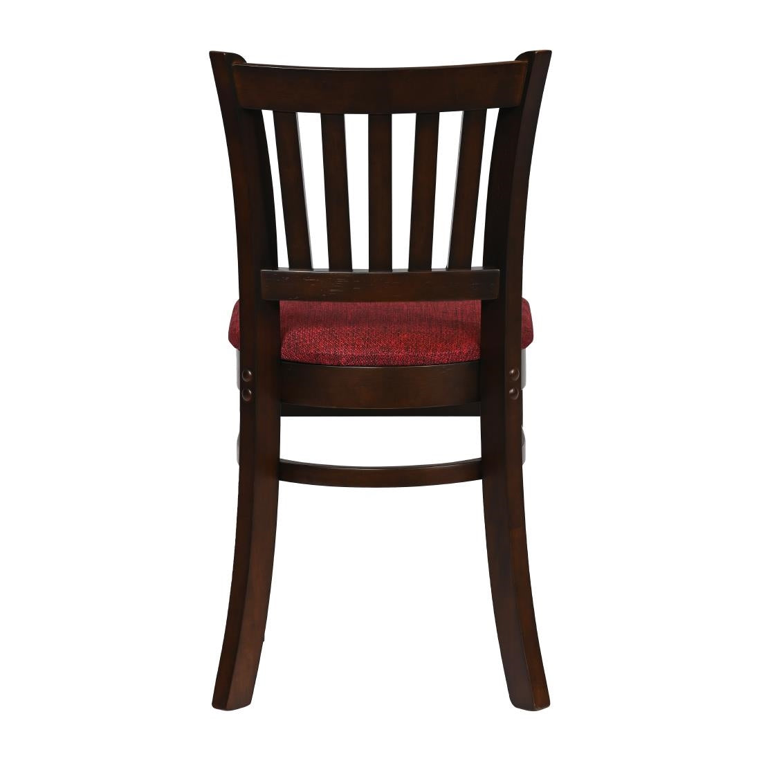 JA206 - Turin Dining Table with 4 Manhattan Chairs in Dark Walnut with Shetland Scarlett