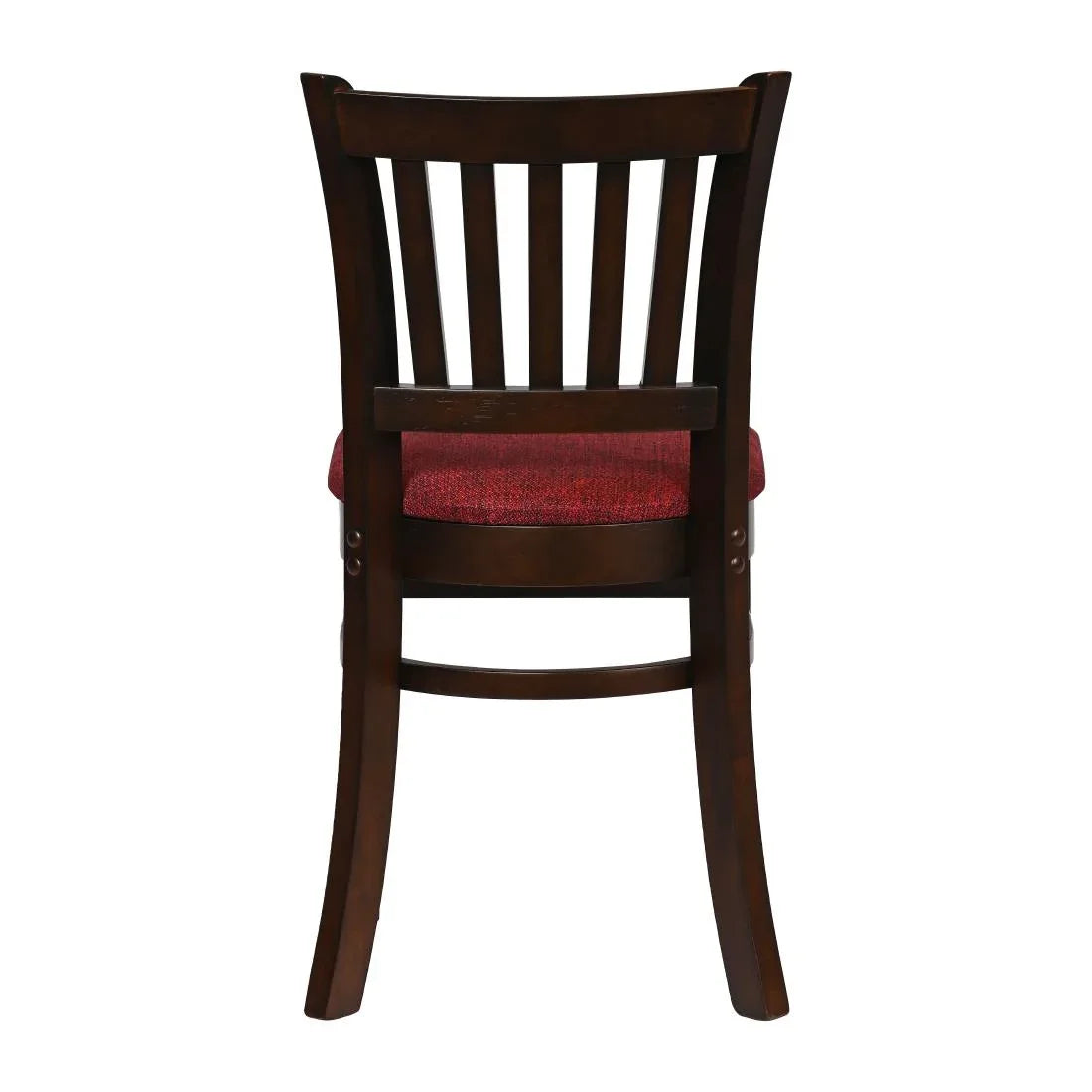 JA206 - Turin Dining Table with 4 Manhattan Chairs in Dark Walnut with Shetland Scarlett