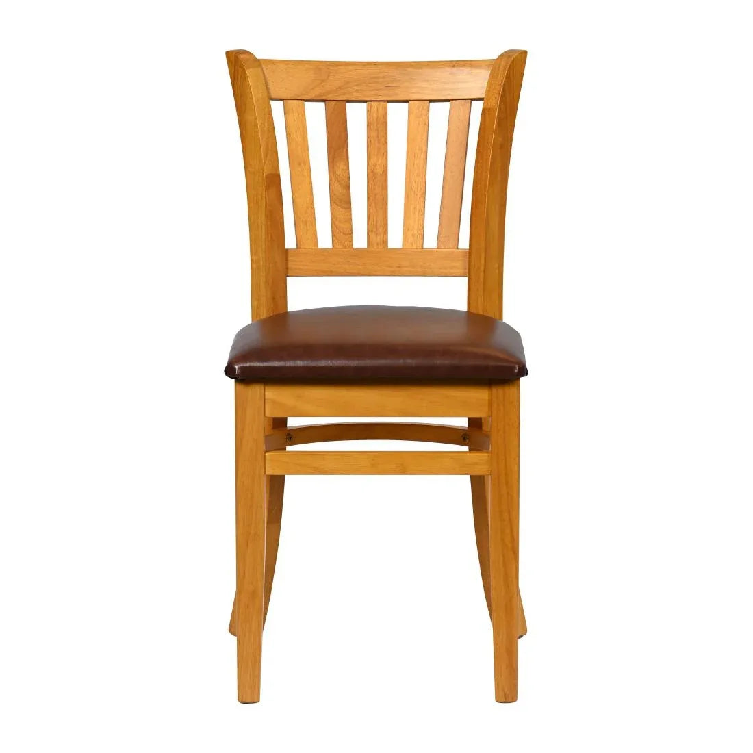 JA208 - Turin Dining Table with 4 Manhattan Chairs in Soft Oak with Bison Espresso