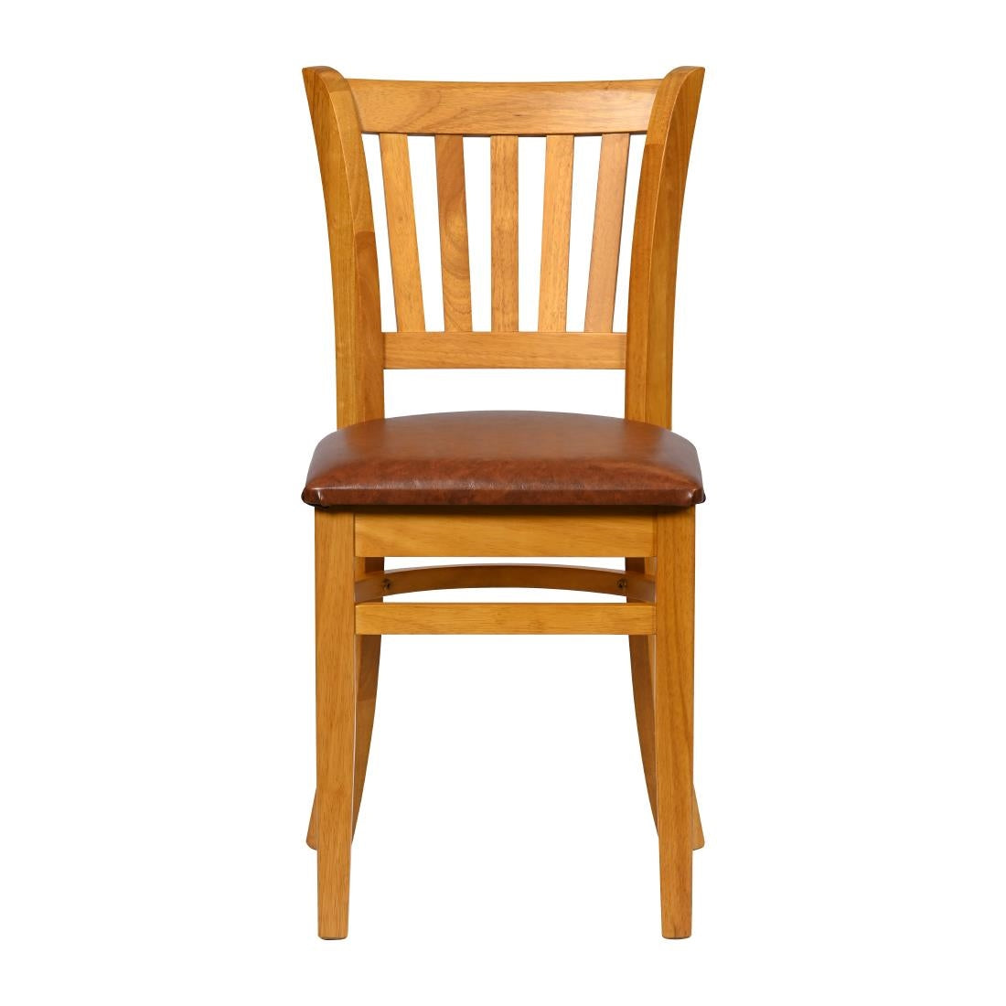 JA209 - Turin Dining Tables with 4 Manhattan Chairs in Soft Oak with Bison Tan