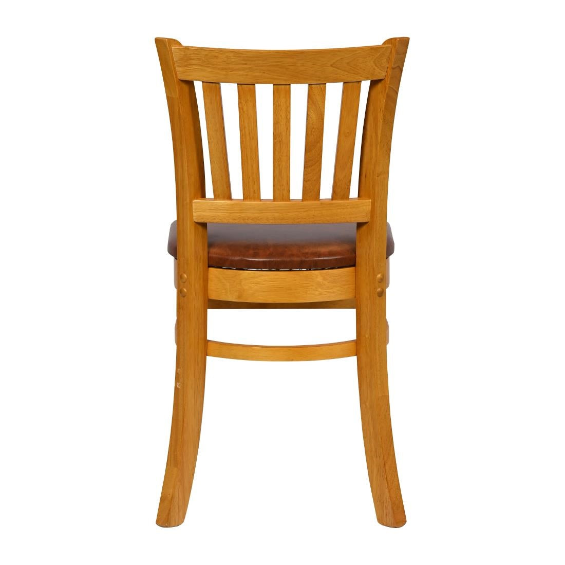 JA209 - Turin Dining Tables with 4 Manhattan Chairs in Soft Oak with Bison Tan