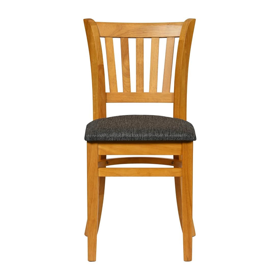 JA213 - Turin Dining Table with 4 Manhattan Chairs in Soft Oak with Shetland Smoke