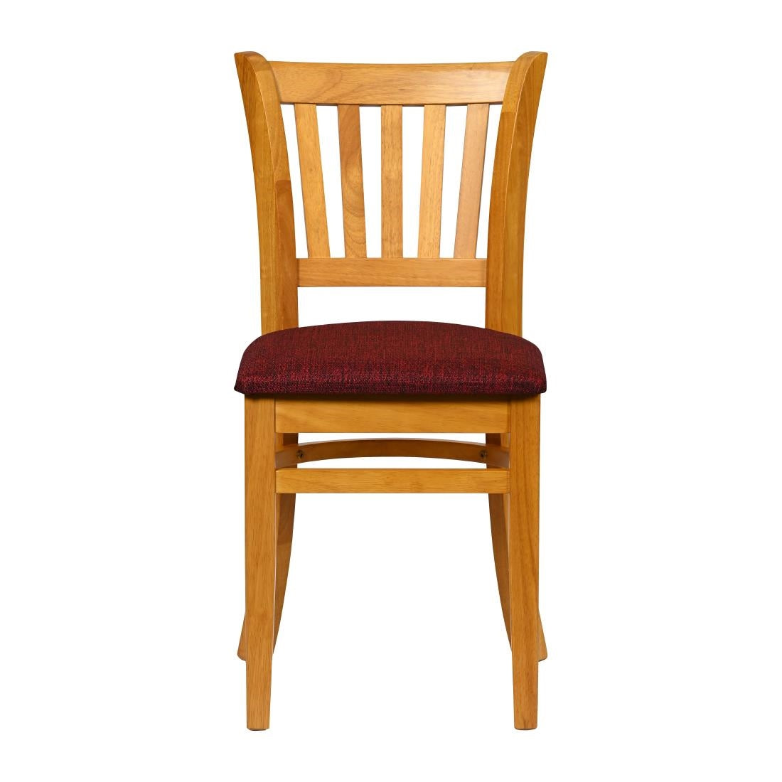 JA214 - Turin Dining Table with 4 Manhattan Dining Chairs in Soft Oak with Shetland Scarlett