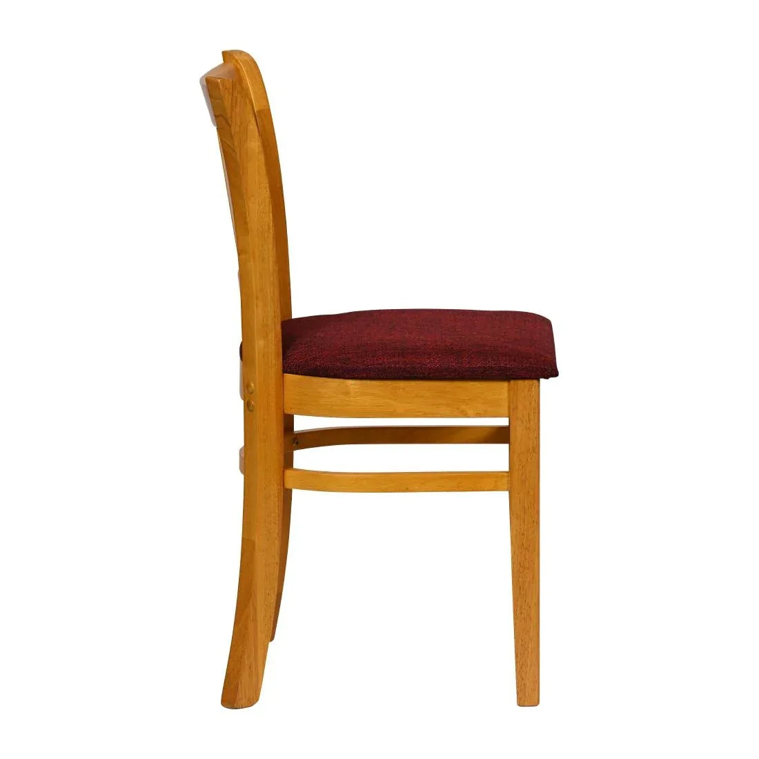 JA214 - Turin Dining Table with 4 Manhattan Dining Chairs in Soft Oak with Shetland Scarlett