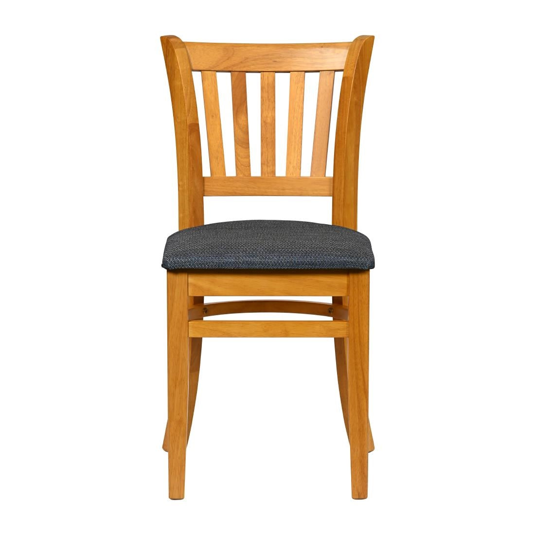 JA215 - Turin Dining Table with 4 Manhattan Chairs in Soft Oak with Shetland Sea