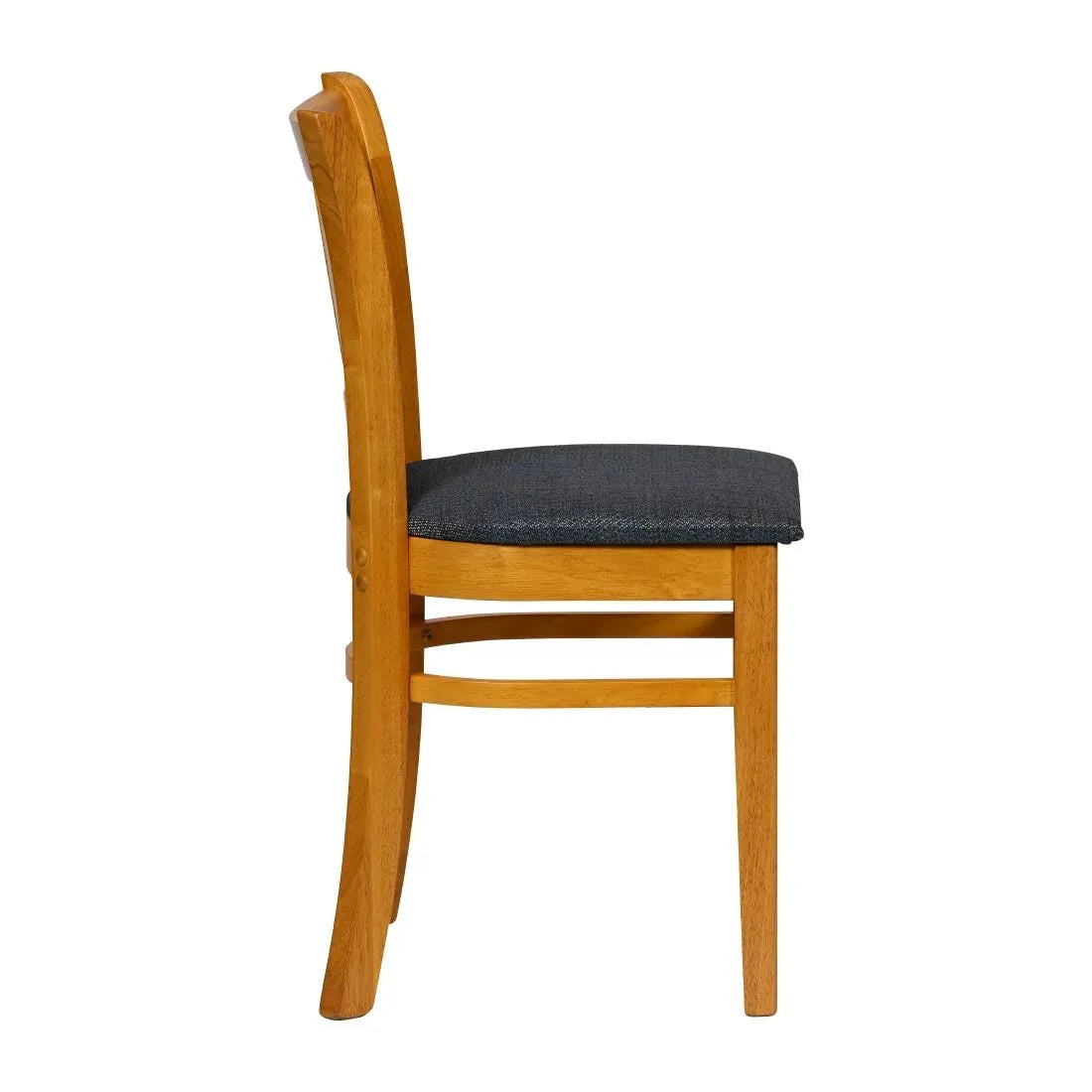 JA215 - Turin Dining Table with 4 Manhattan Chairs in Soft Oak with Shetland Sea