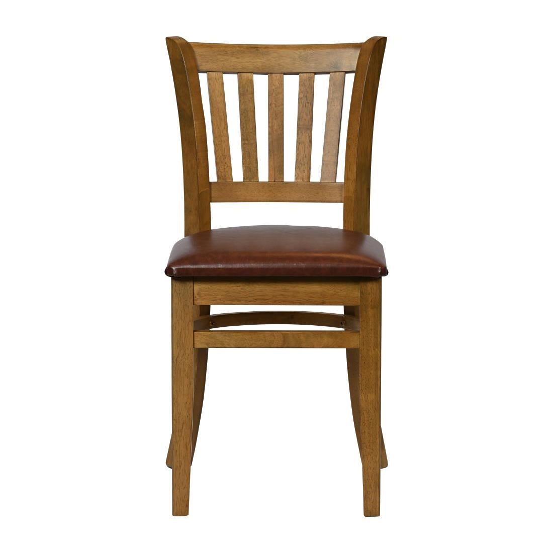 JA216 - Turin Dining Table with 4 Manhattan Chairs in Weathered Oak with Bison Espresso