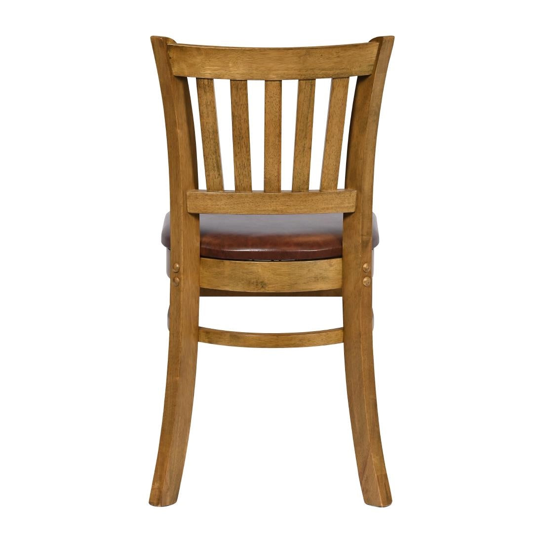 JA216 - Turin Dining Table with 4 Manhattan Chairs in Weathered Oak with Bison Espresso