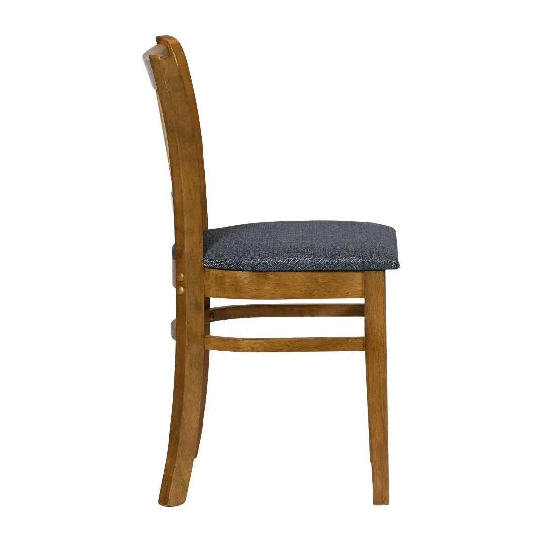 JA223 - Turin Dining Table with 4 Manhattan Chairs in Weathered Oak with Shetland Sea