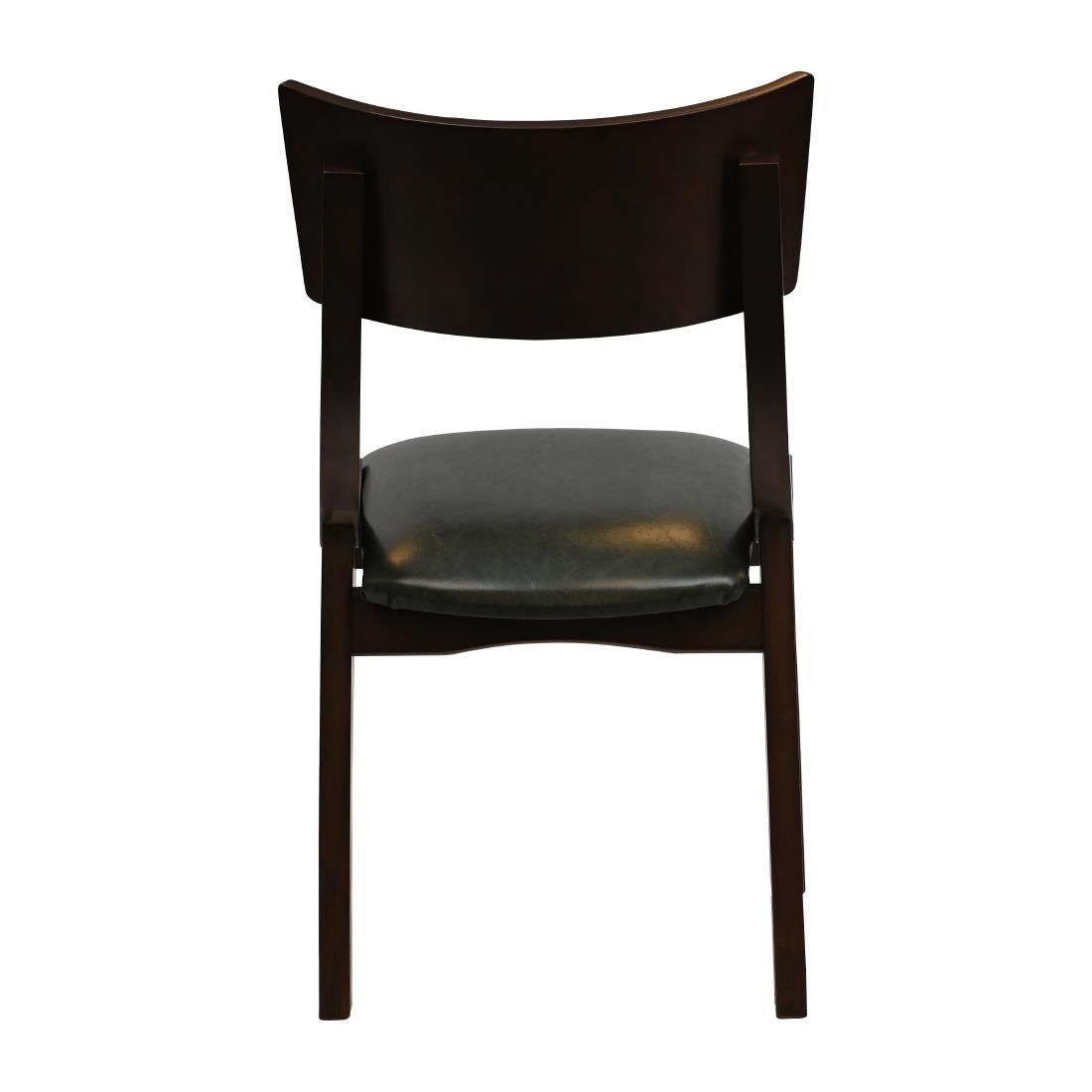 JA242 Chelsea Dining Chairs in Dark Walnut with Bison Cedar Seats (6 Pack)