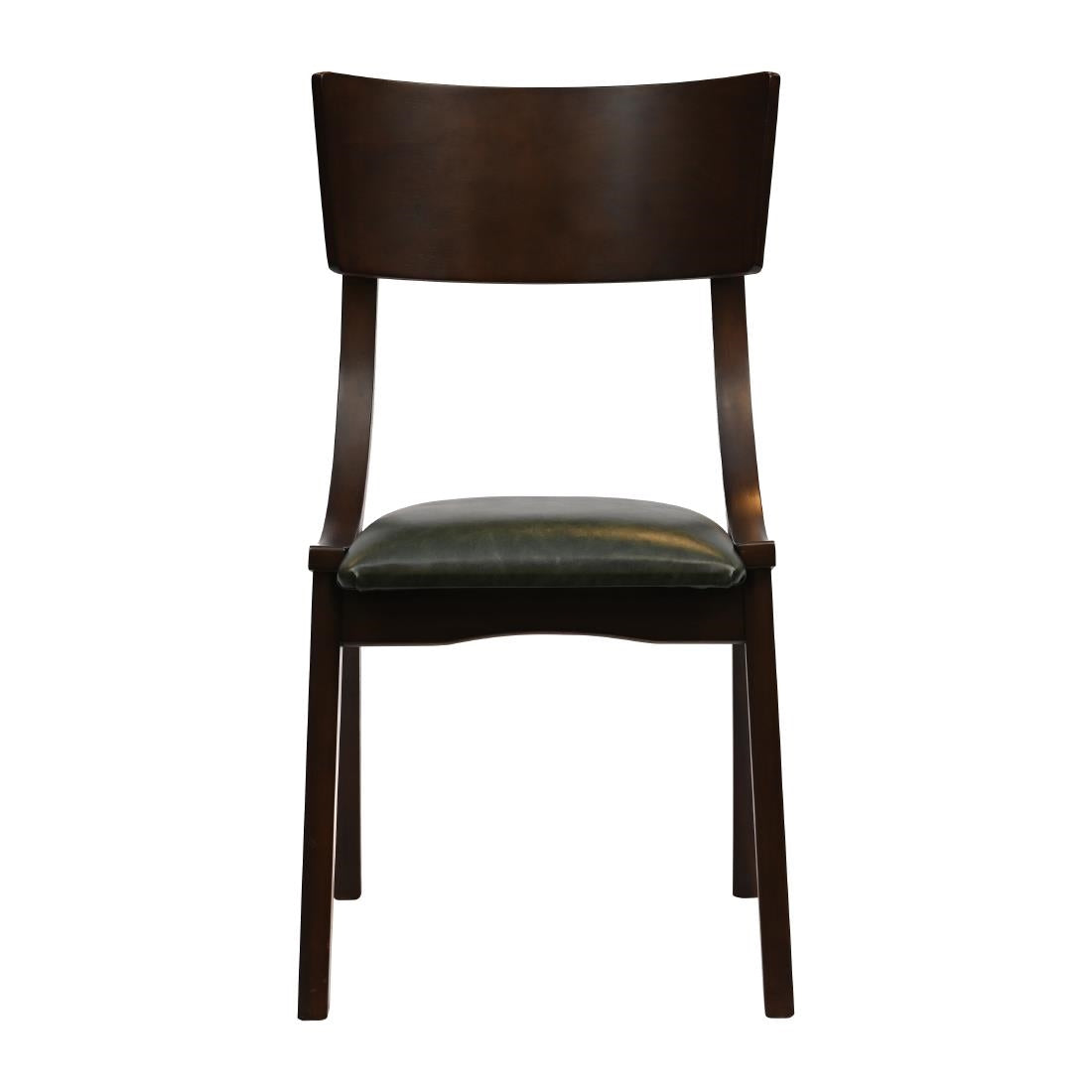 JA242 Chelsea Dining Chairs in Dark Walnut with Bison Cedar Seats (6 Pack)