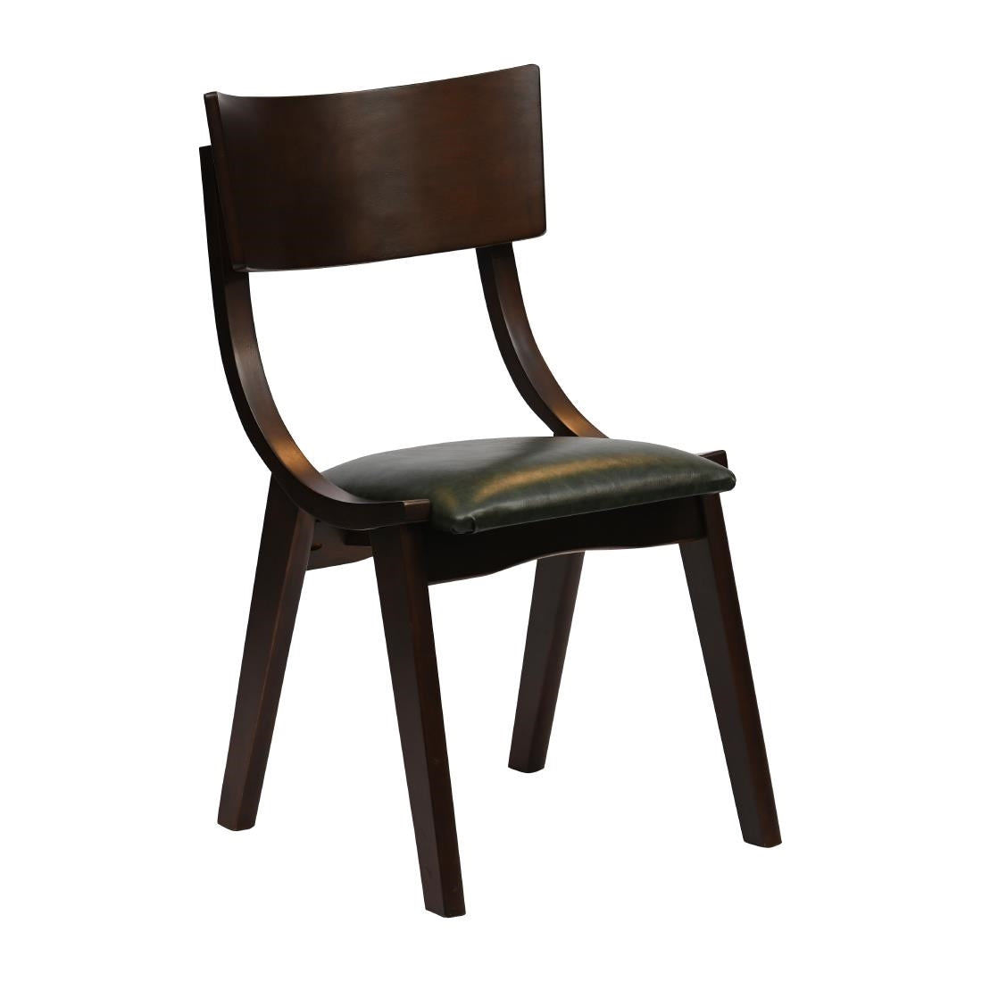 JA242 Chelsea Dining Chairs in Dark Walnut with Bison Cedar Seats (6 Pack)