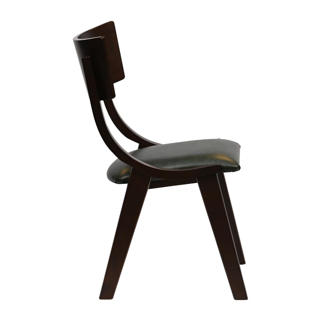 JA242 Chelsea Dining Chairs in Dark Walnut with Bison Cedar Seats (6 Pack)