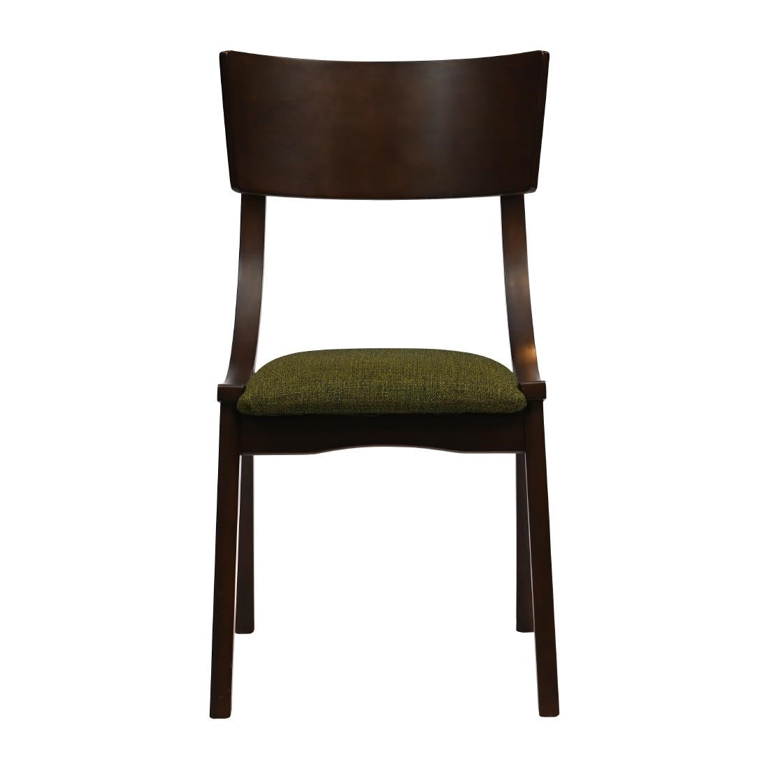 JA244 Chelsea Dining Chairs in Dark Walnut with Shetland Forest Seats (6 Pack)