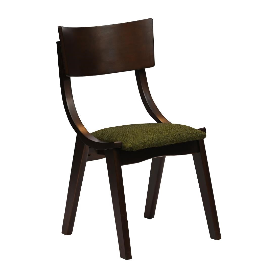 JA244 Chelsea Dining Chairs in Dark Walnut with Shetland Forest Seats (6 Pack)