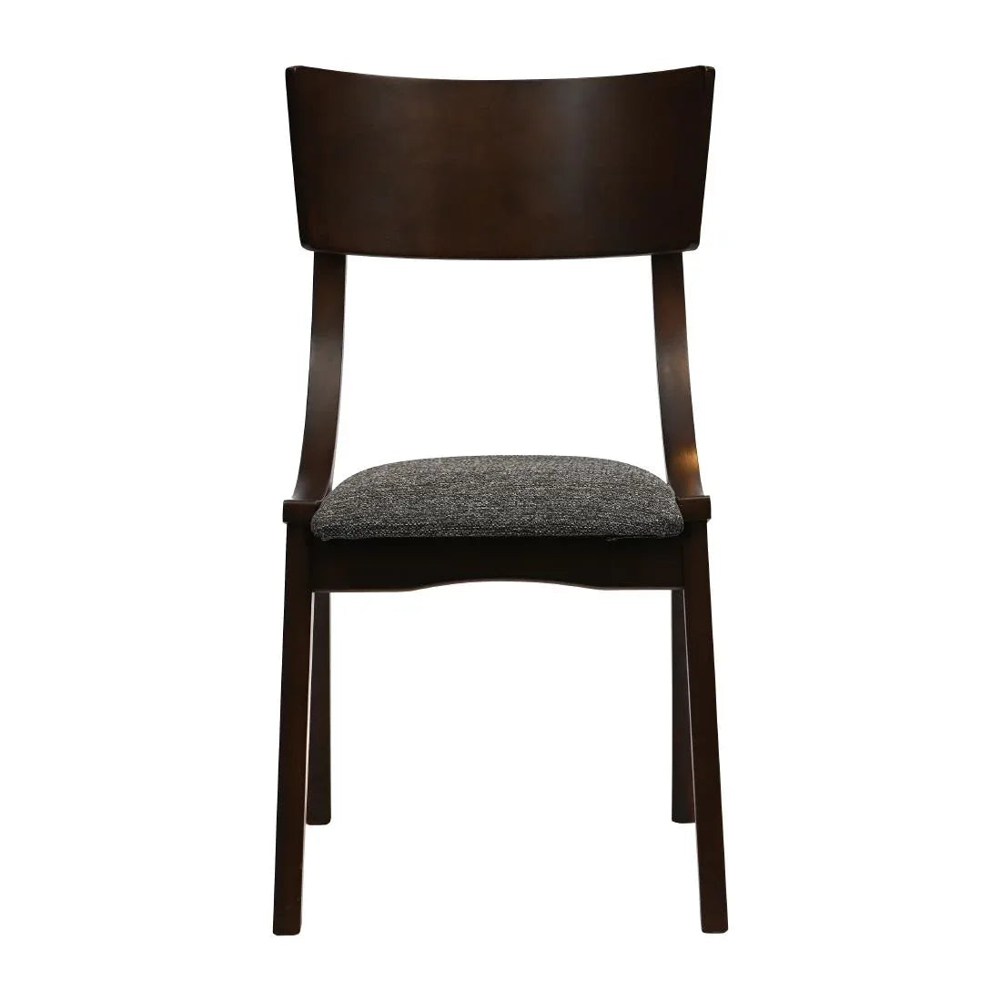 JA245 Chelsea Dining Chairs in Dark Walnut with Shetland Smoke Seats (6 Pack)