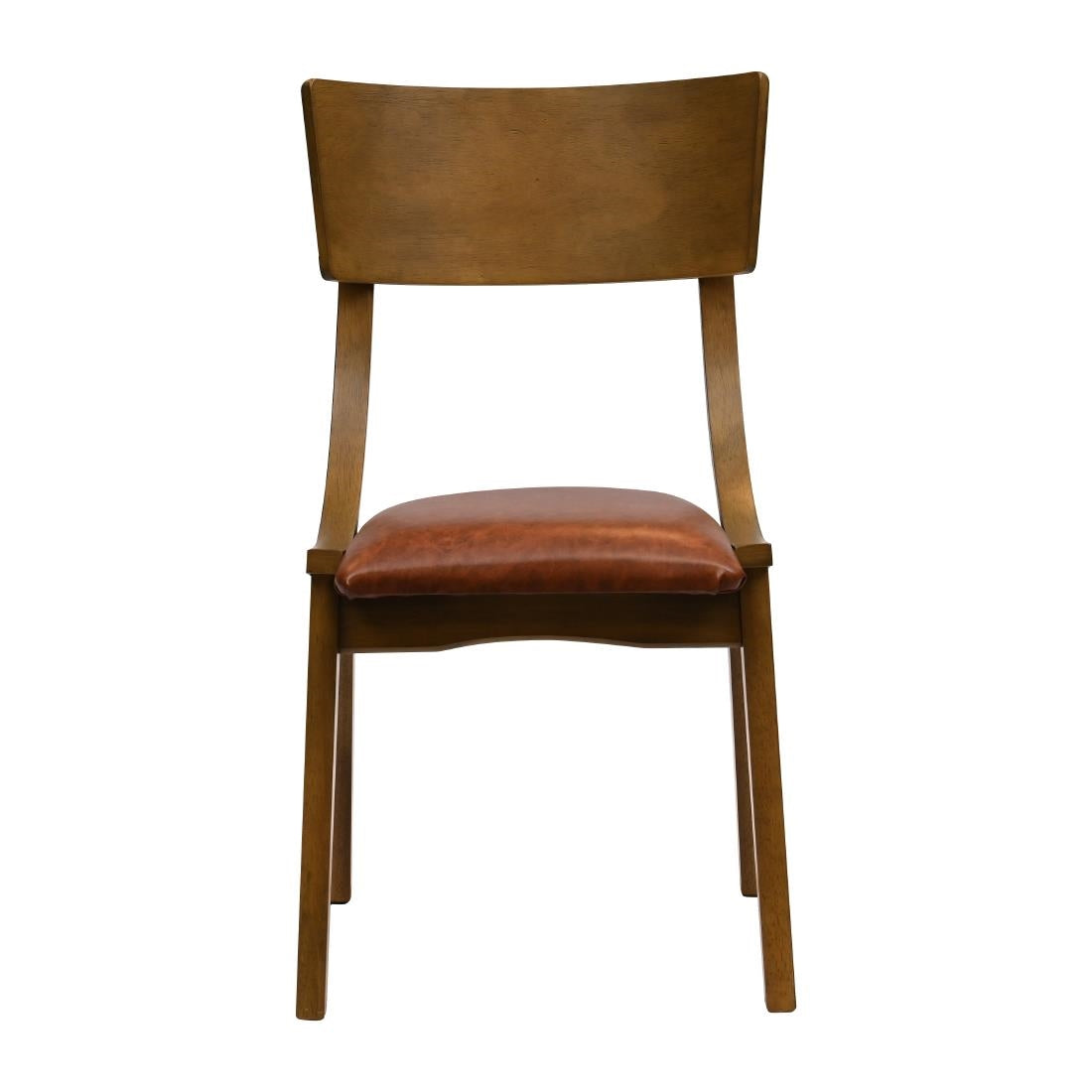 JA249 Chelsea Dining Chairs in Weathered Oak with Bison Tan Seats (6 Pack)