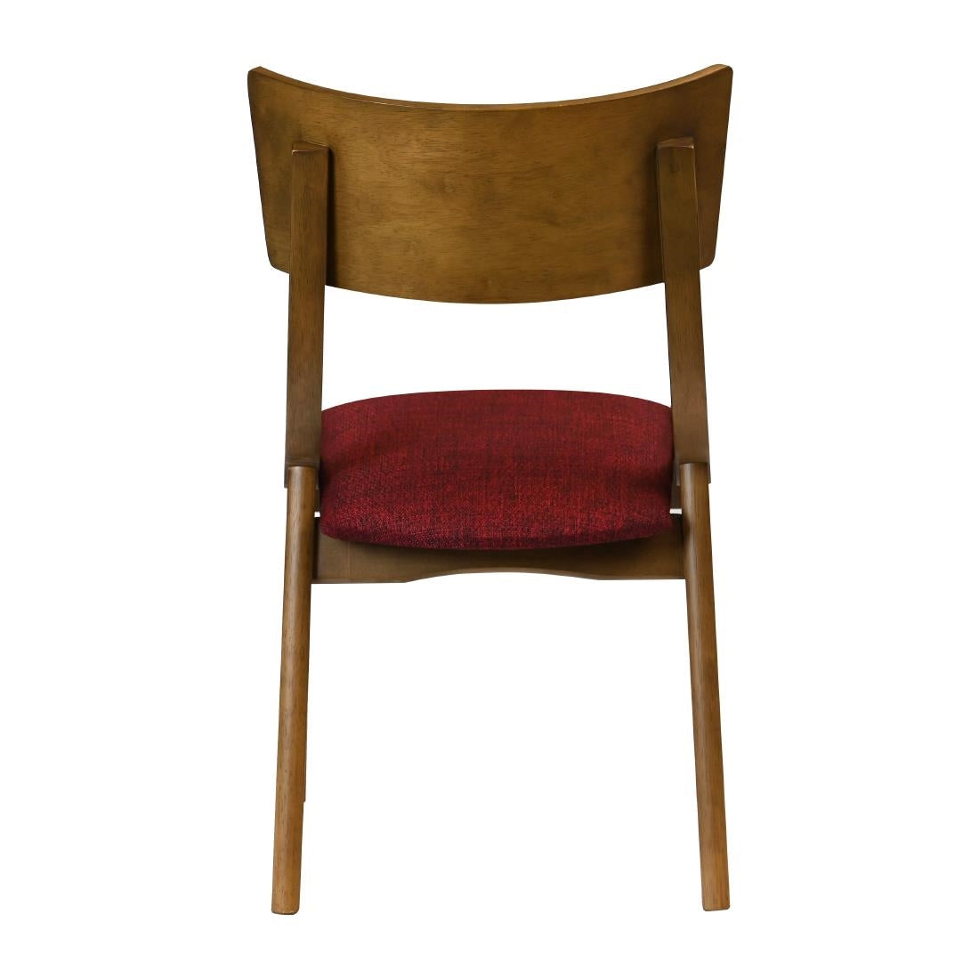 JA254 Chelsea Dining Chairs in Weathered Oak with Shetland Scarlett Seats (6 Pack)