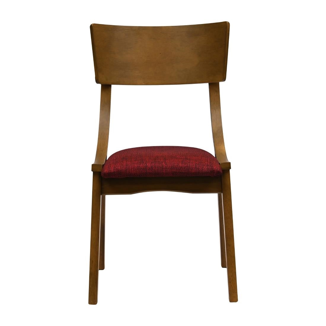 JA254 Chelsea Dining Chairs in Weathered Oak with Shetland Scarlett Seats (6 Pack)