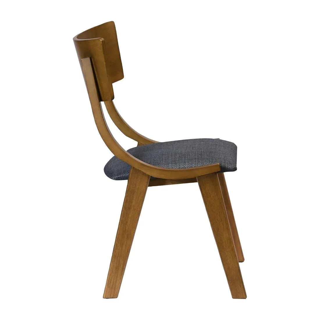 JA255 Chelsea Dining Chairs in Weathered Oak with Shetland Sea Seats (6 Pack)