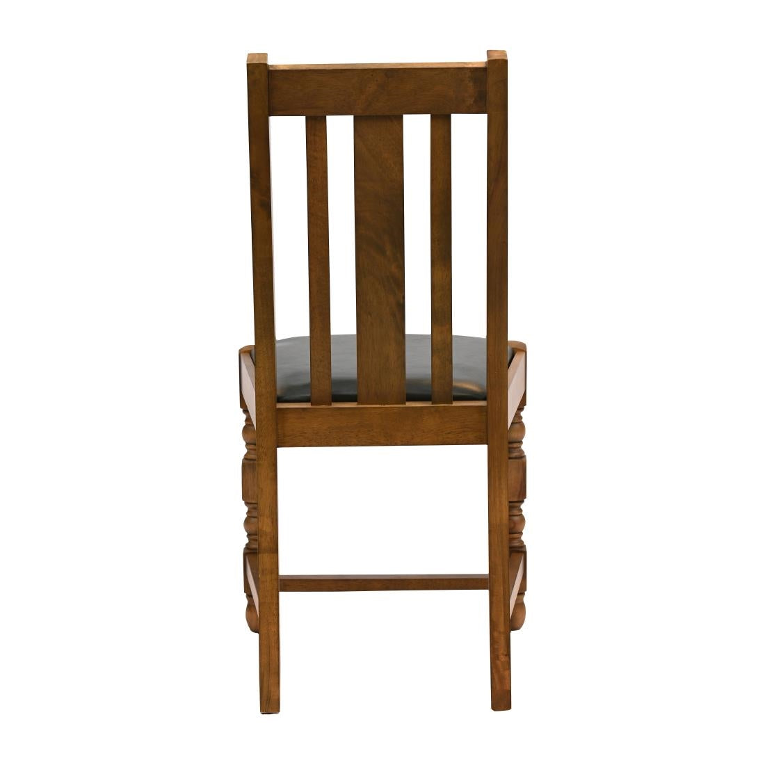 JA258 Thame Dining Chair in Weathered Oak with Bison Cedar Seat (6 Pack)