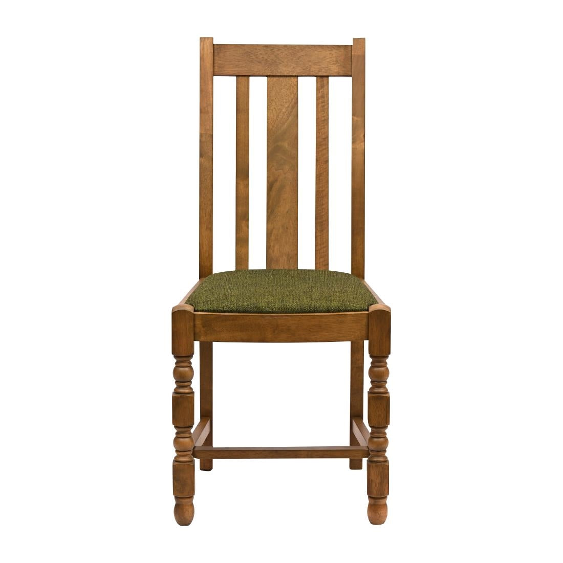 JA260 Thame Dining Chair in Weathered Oak with Shetland Forest Seat (6 Pack)