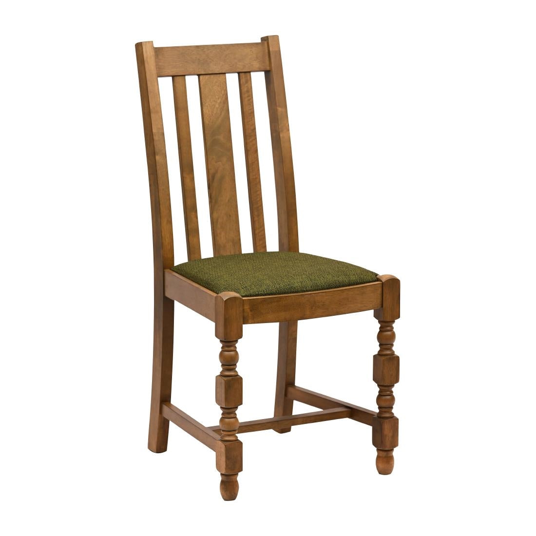JA260 Thame Dining Chair in Weathered Oak with Shetland Forest Seat (6 Pack)