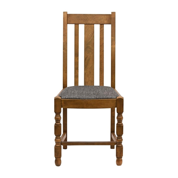 JA261 Thame Dining Chair in Weathered Oak with Shetland Smoke Seat (6 Pack)