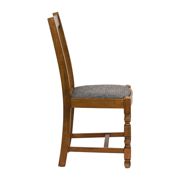 JA261 Thame Dining Chair in Weathered Oak with Shetland Smoke Seat (6 Pack)