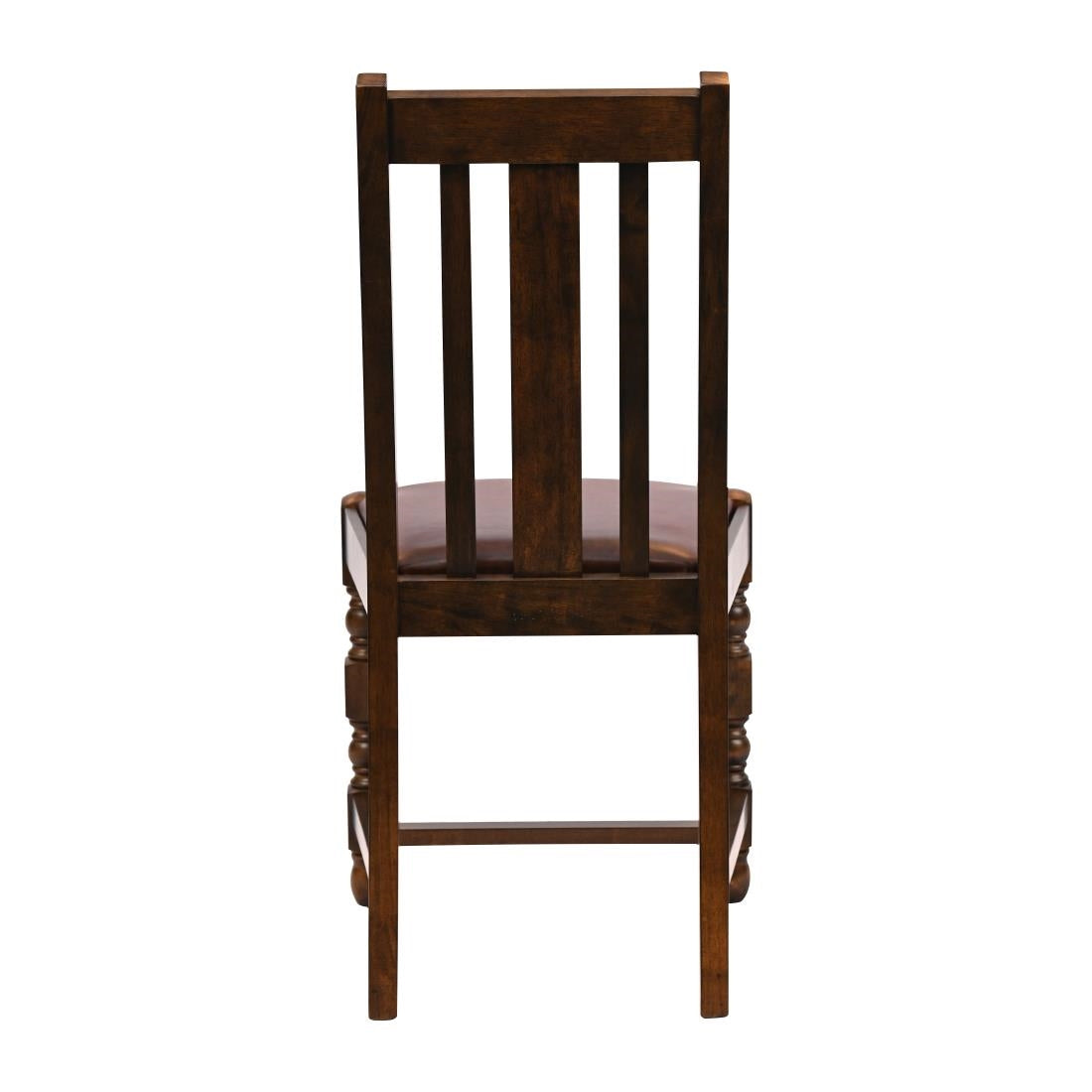 JA264 Thame Dining Chair in Vintage Wood with Bison Espresso Seat (6 Pack)