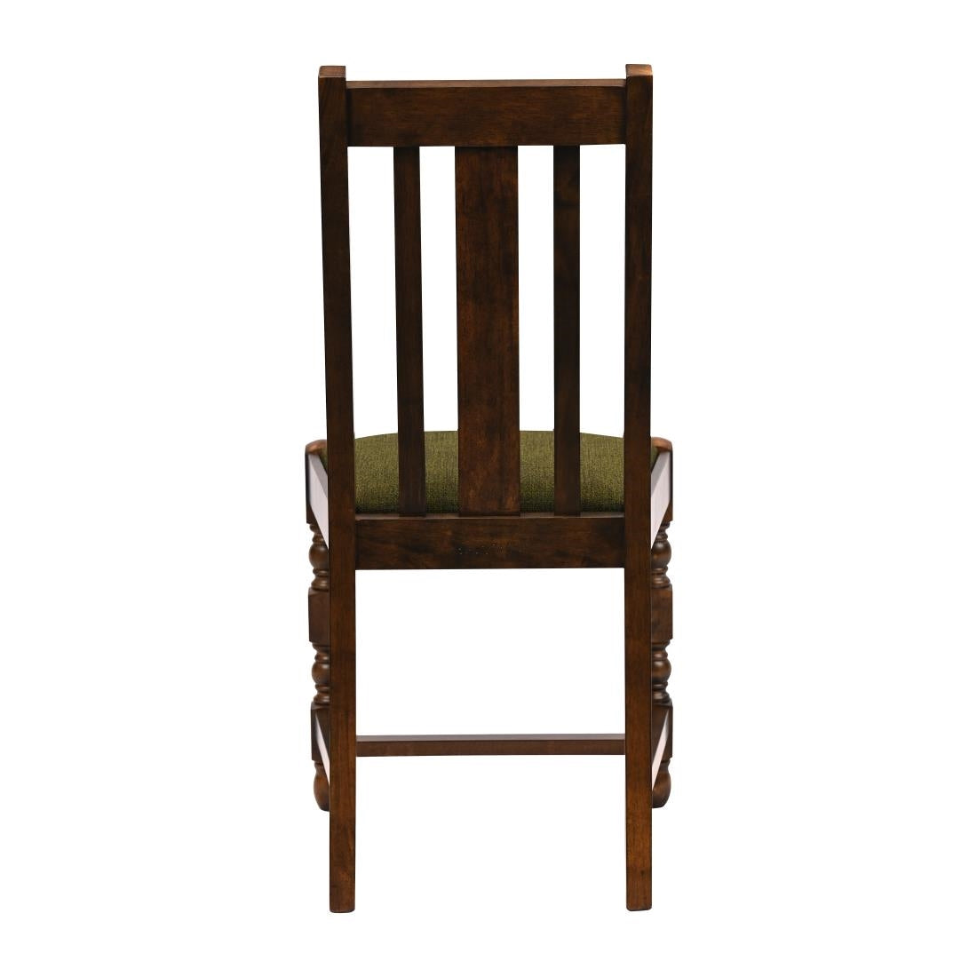 JA268 Thame Dining Chair in Vintage Wood with Shetland Forest Seat (6 Pack)