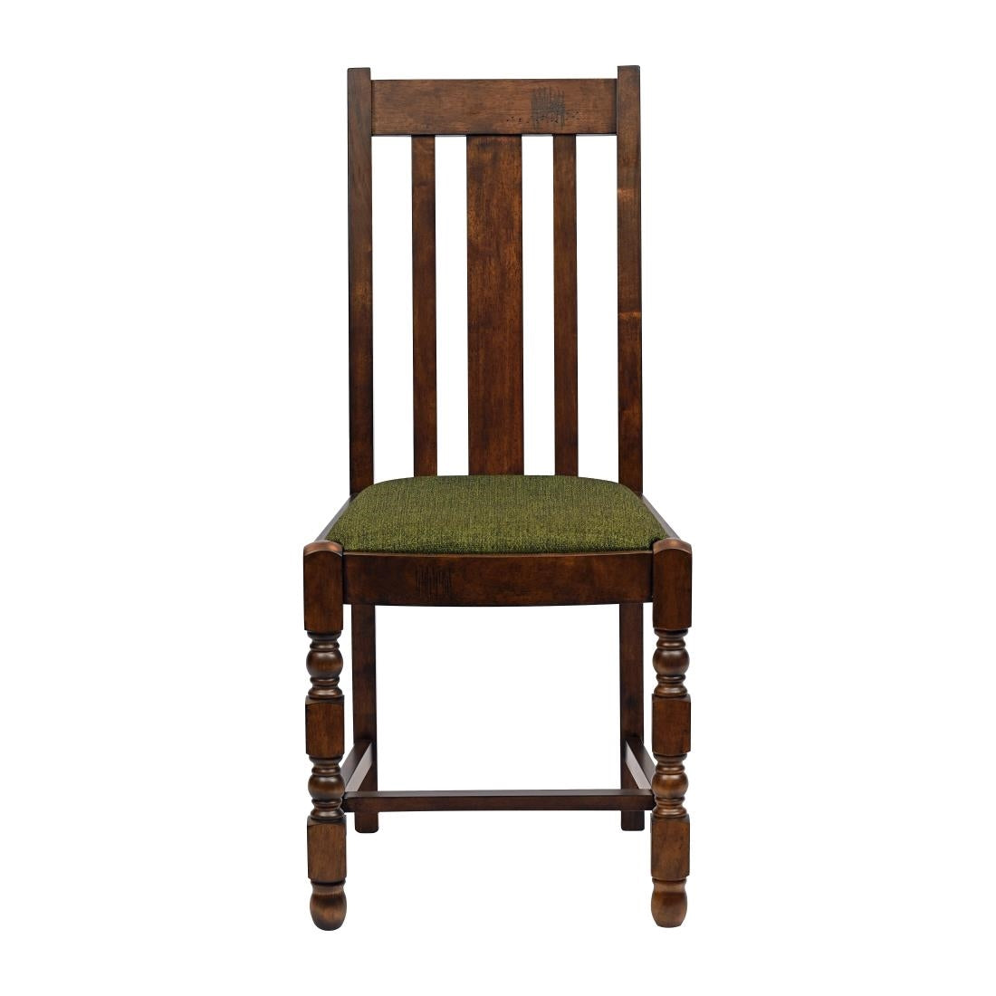 JA268 Thame Dining Chair in Vintage Wood with Shetland Forest Seat (6 Pack)