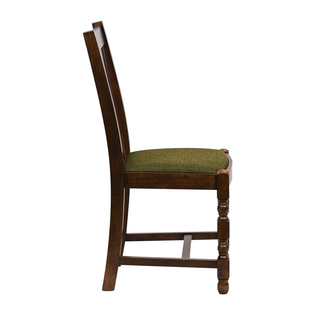 JA268 Thame Dining Chair in Vintage Wood with Shetland Forest Seat (6 Pack)