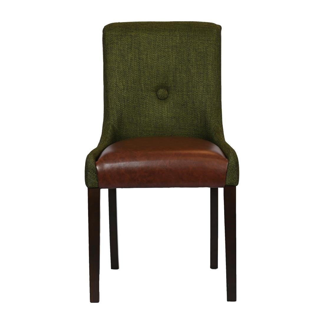 JA288 - Bath Walnut Dining Chair with Forest Back & Espresso Seat (6 Pack)