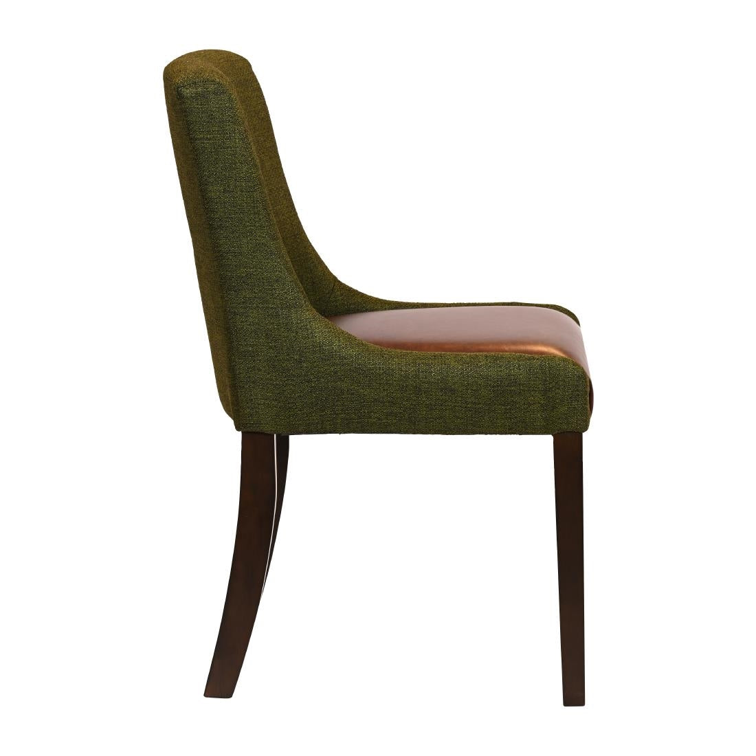 JA288 - Bath Walnut Dining Chair with Forest Back & Espresso Seat (6 Pack)