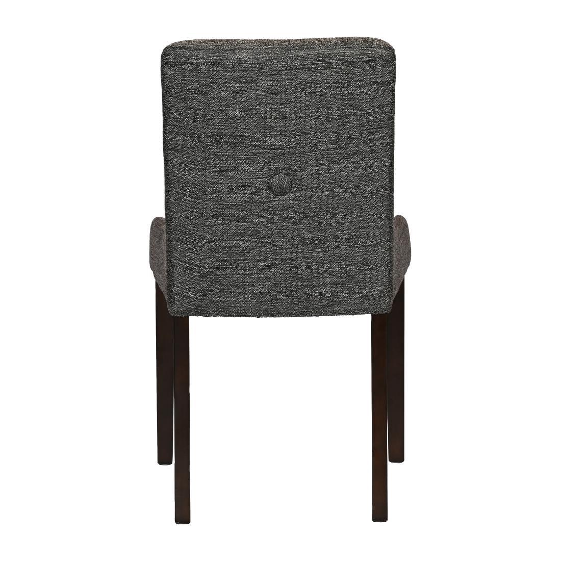JA289 - Bath Walnut Dining Chair with Smoke Back & Tan Seat (6 Pack)