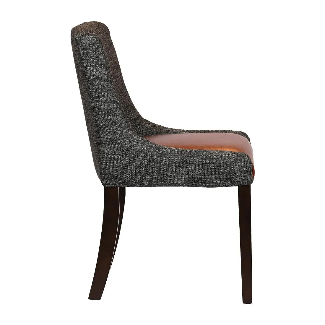 JA289 - Bath Walnut Dining Chair with Smoke Back & Tan Seat (6 Pack)