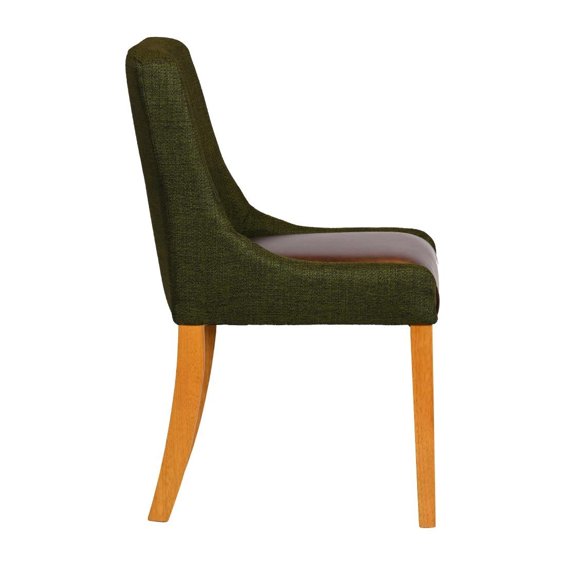 JA292 - Bath Soft Oak Dining Chair with Forest Back & Espresso Seat (6 Pack)