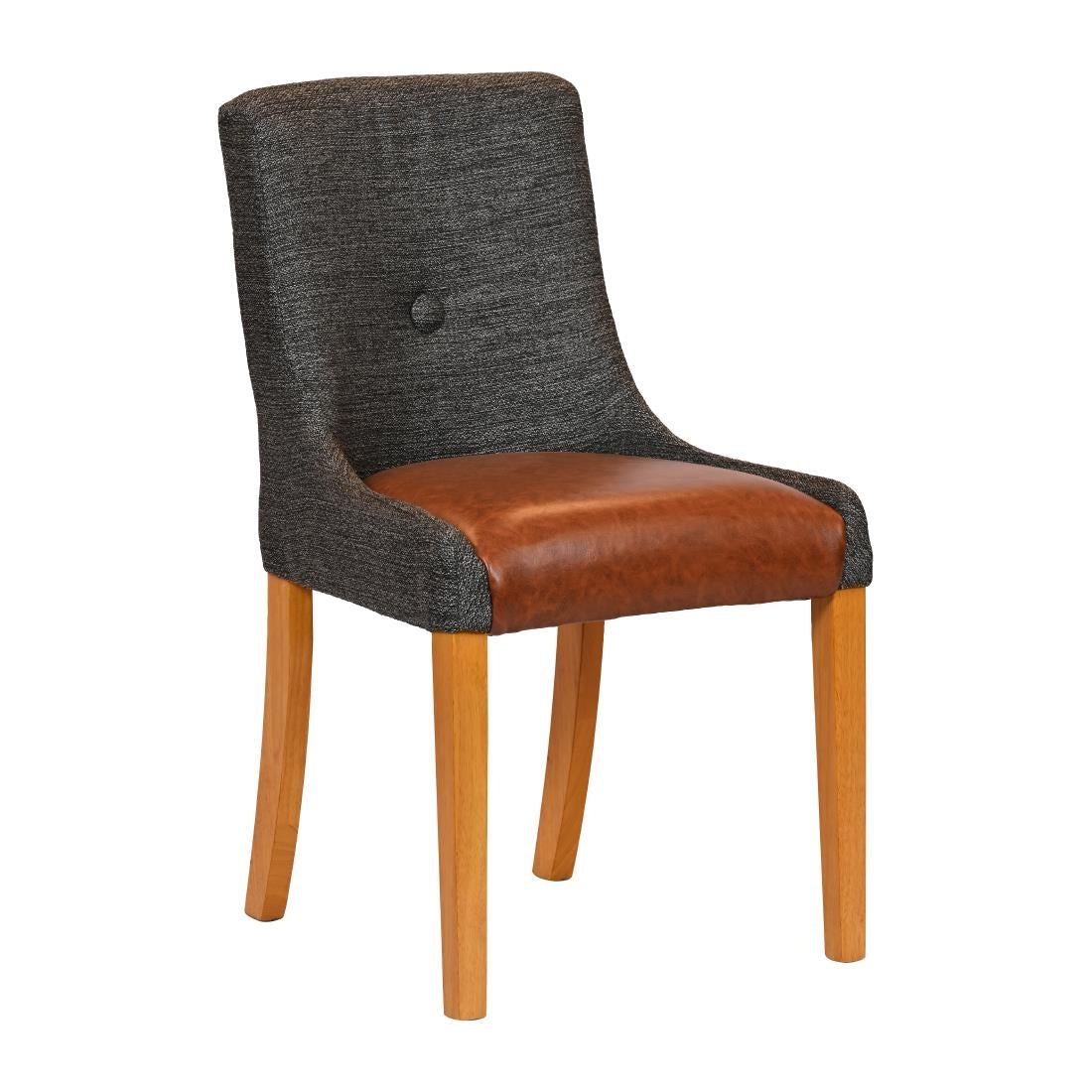 JA293 - Bath Soft Oak Dining Chair with Smoke Back & Tan Seat (6 Pack)