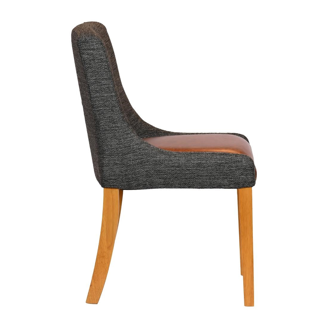 JA293 - Bath Soft Oak Dining Chair with Smoke Back & Tan Seat (6 Pack)