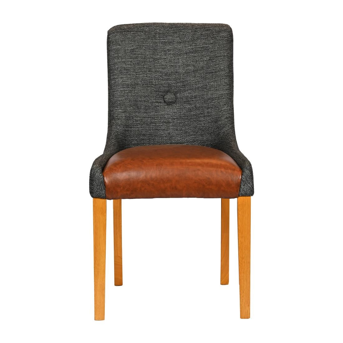 JA293 - Bath Soft Oak Dining Chair with Smoke Back & Tan Seat (6 Pack)