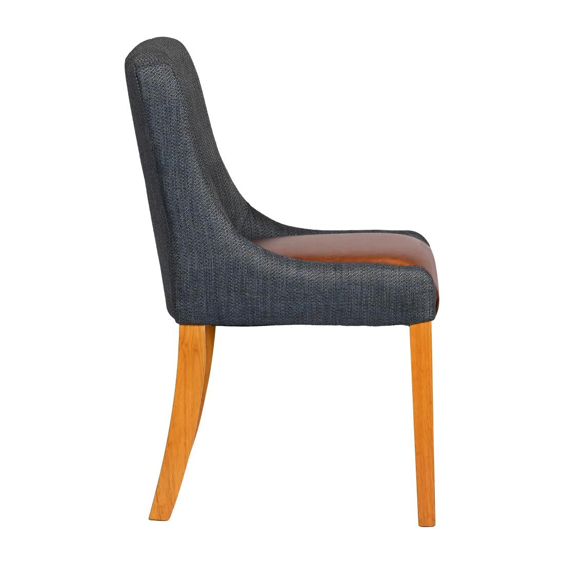 JA294 - Bath Soft Oak Dining Chair with Sea Back & Tan Seat (6 Pack)