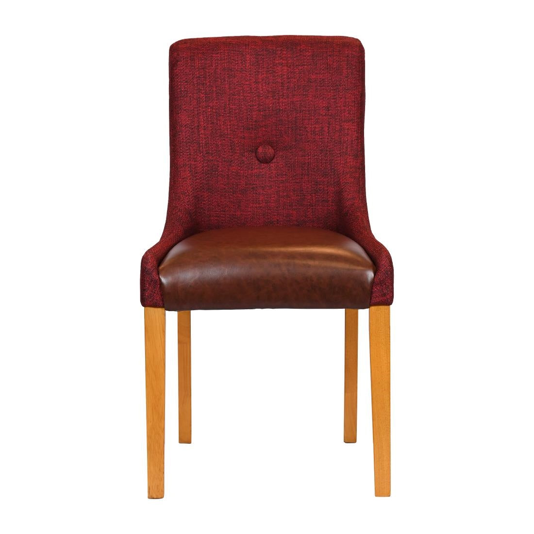 JA295 - Bath Soft Oak Dining Chair with Scarlett Back & Espresso Seat (6 Pack)