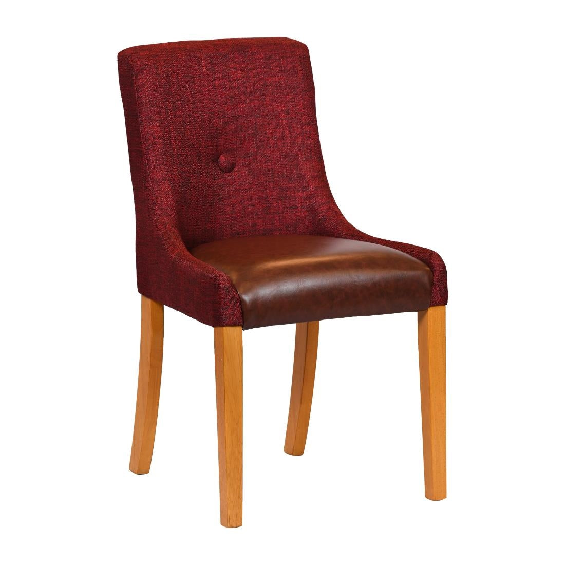 JA295 - Bath Soft Oak Dining Chair with Scarlett Back & Espresso Seat (6 Pack)