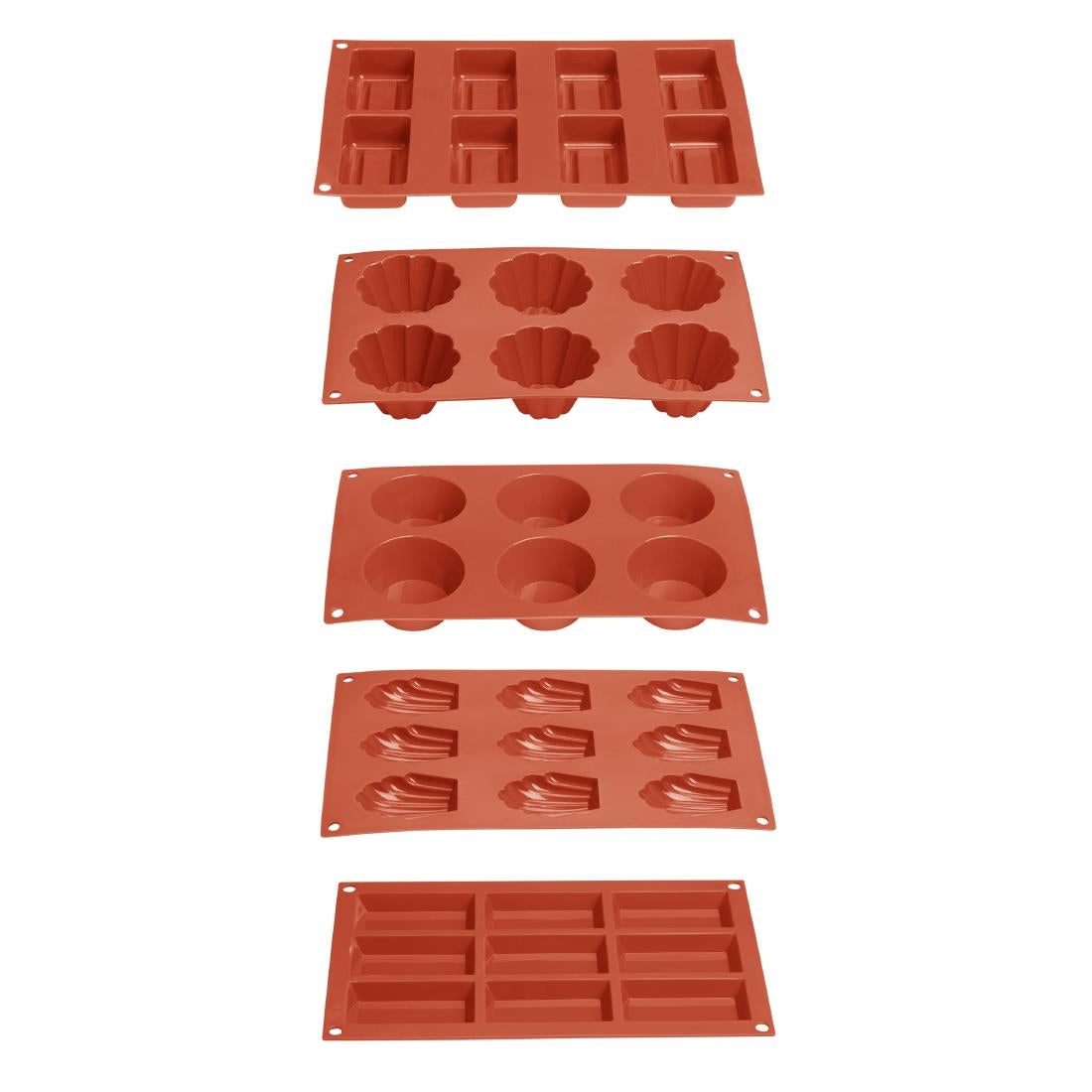 JA310 Vogue Silicone Brioche Mould - 6 Cup