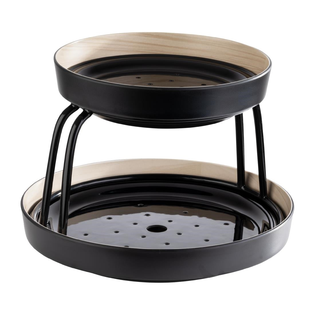 JA315 - APS Frida Bowls with Drip Tray Insert 255mm (2 Pack)