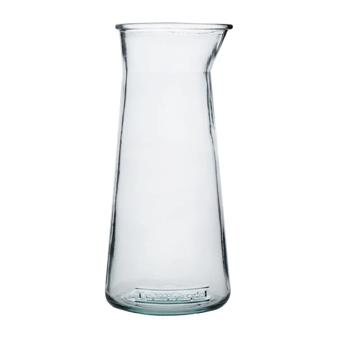 JA333 Olympia Recycled Glass Conical Carafes 1Ltr (6 Pack)
