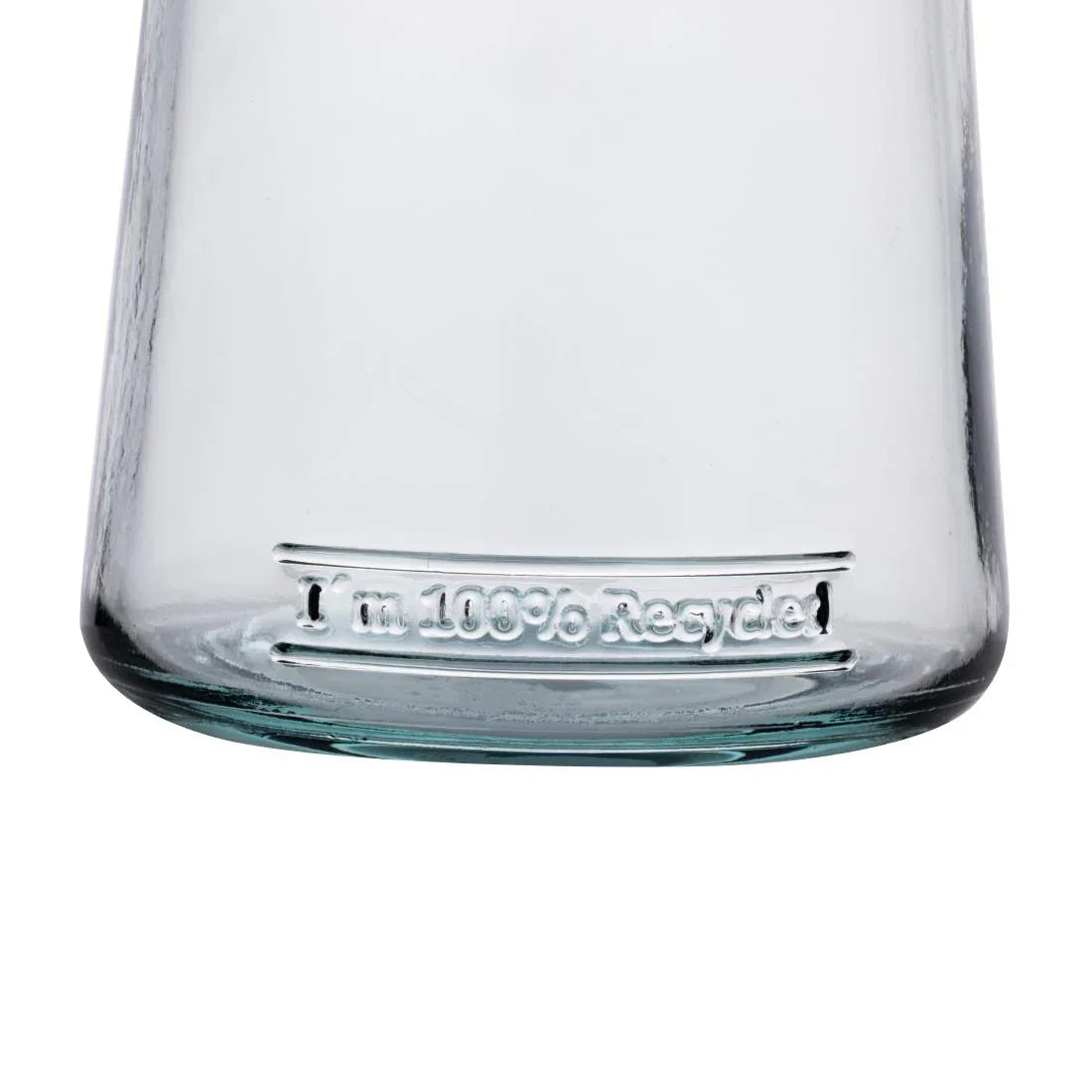 JA333 Olympia Recycled Glass Conical Carafes 1Ltr (6 Pack)