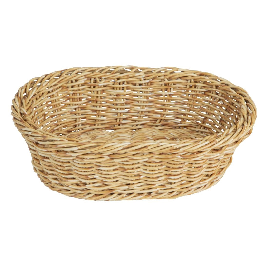 JA352 Olympia Oval Basket Light Polywicker - 240x170x70mm